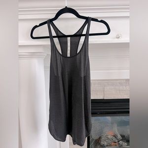 Lululemon stripes razorback tank top size 4